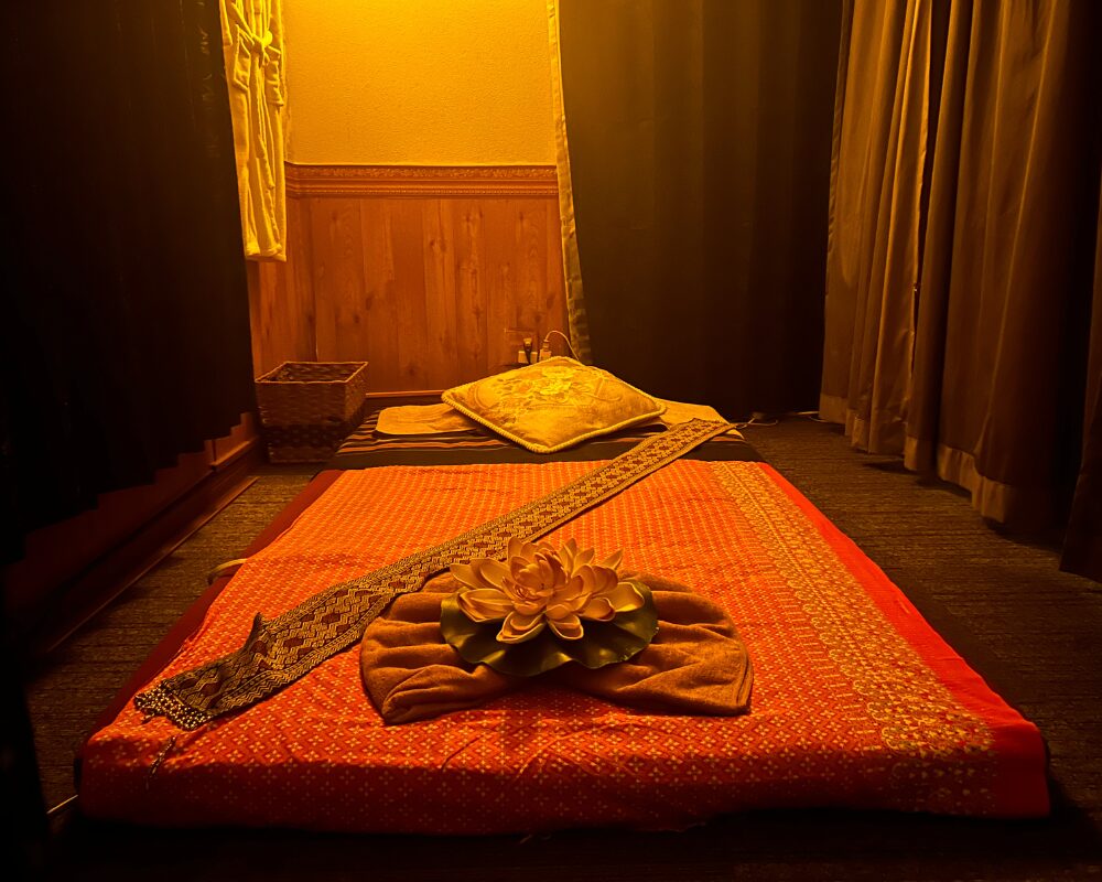 茨城県土浦市中村東のタイ古式マッサージ・ワンジャイの施術室