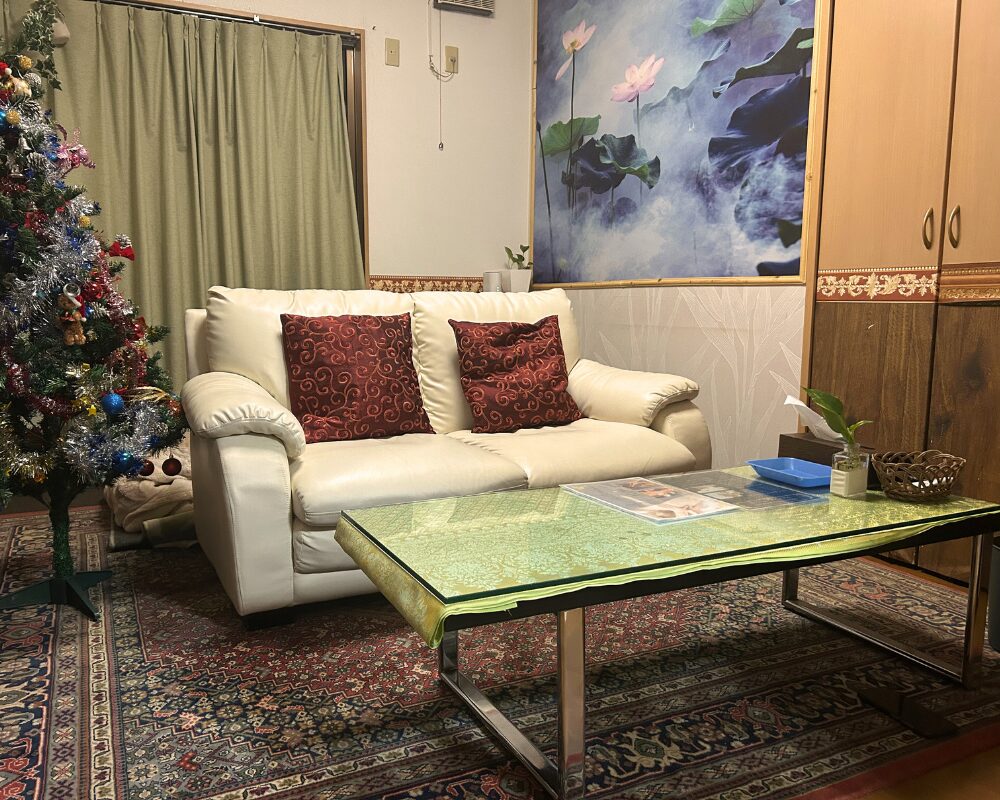 茨城県土浦市中村東のタイ古式マッサージ・ワンジャイの待合室